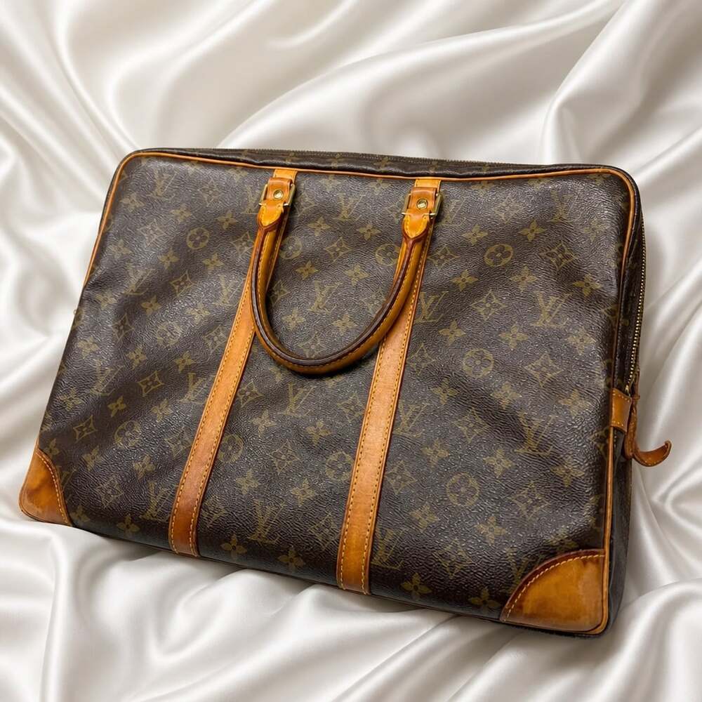 Louis Vuitton Monogram Canvas Porte-Documents Briefcase, - Picture 3 of 9